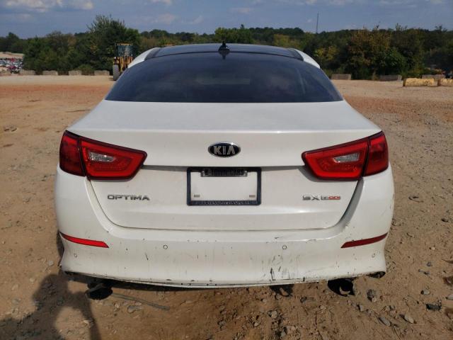 5XXGR4A61EG264655 - 2014 KIA OPTIMA SX WHITE photo 6