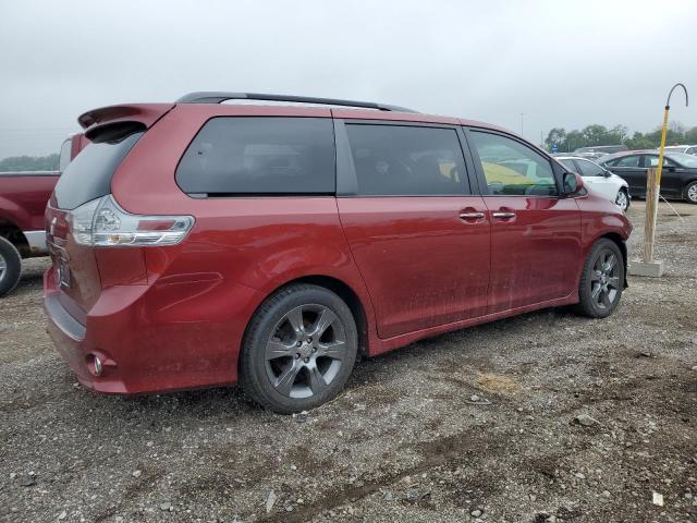 5TDXK3DC3FS626789 - 2015 TOYOTA SIENNA SPORT MAROON photo 3