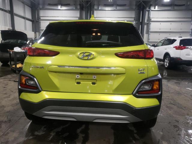 KM8K3CA54KU253017 - 2019 HYUNDAI KONA LIMITED GREEN photo 6