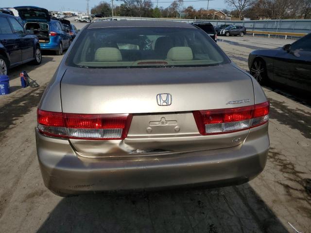 1HGCM56313A087875 - 2003 HONDA ACCORD LX TAN photo 6