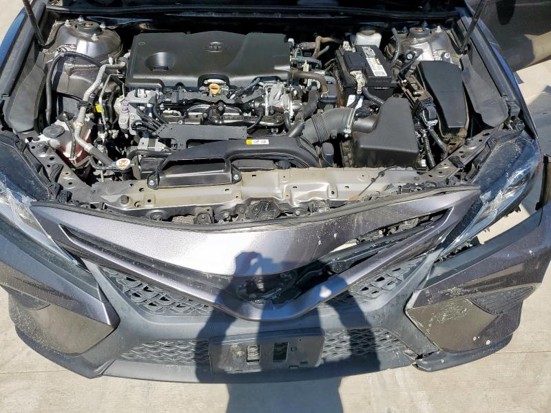 4T1B11HK7KU255348 - 2019 TOYOTA CAMRY L GRAY photo 11