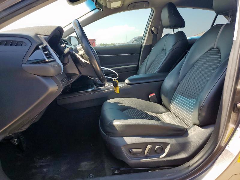 4T1B11HK7KU255348 - 2019 TOYOTA CAMRY L GRAY photo 7