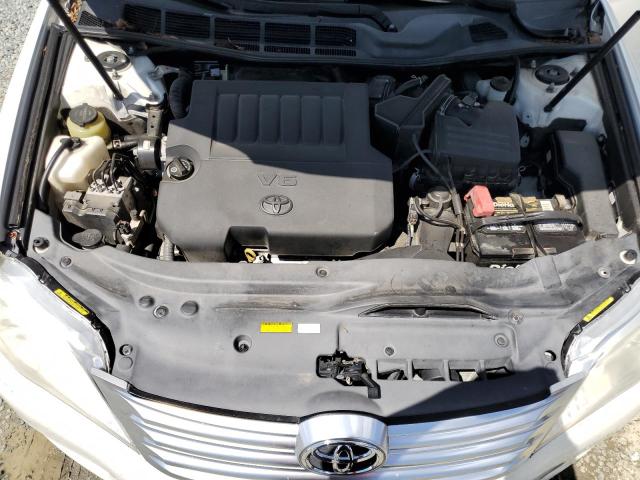 4T1BK3DB2CU467316 - 2012 TOYOTA AVALON BASE 白色 照片 11