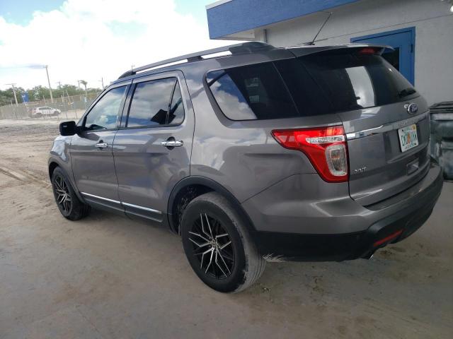 1FM5K7D85DGB91710 - 2013 FORD EXPLORER XLT Szary zdjęcie 2