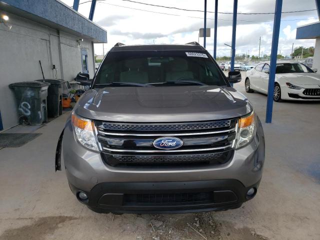 1FM5K7D85DGB91710 - 2013 FORD EXPLORER XLT Szary zdjęcie 5