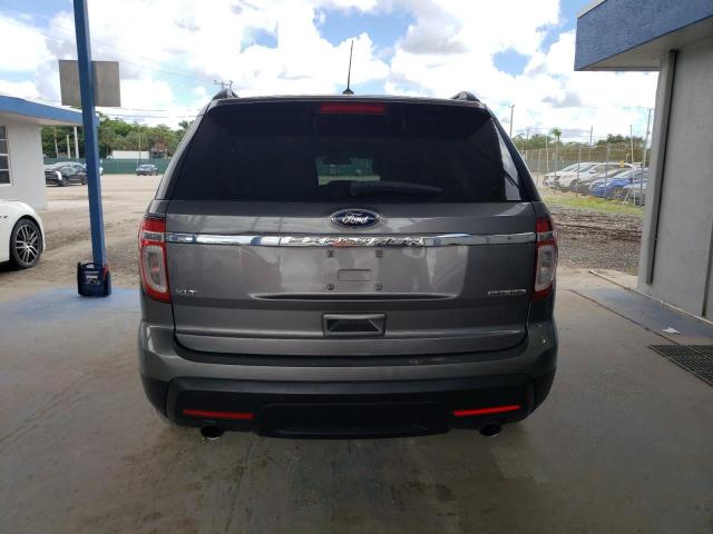 1FM5K7D85DGB91710 - 2013 FORD EXPLORER XLT Szary zdjęcie 6