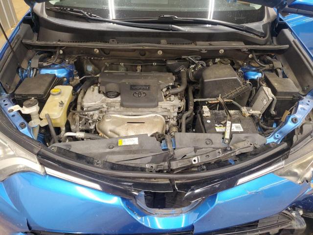 2T3WFREV7GW289739 - 2016 TOYOTA RAV4 XLE BLUE photo 12