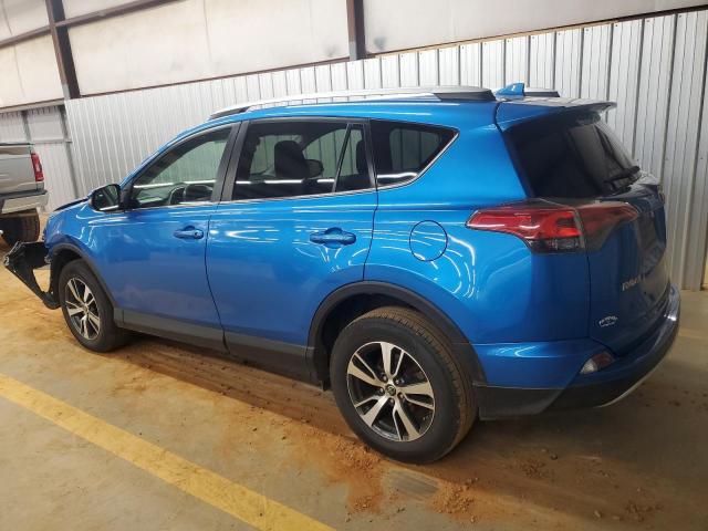 2T3WFREV7GW289739 - 2016 TOYOTA RAV4 XLE BLUE photo 2