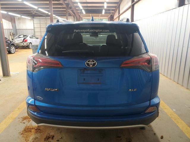 2T3WFREV7GW289739 - 2016 TOYOTA RAV4 XLE BLUE photo 6