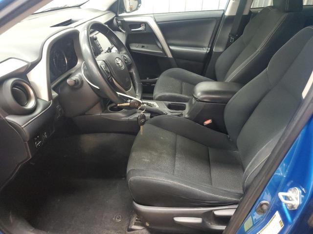 2T3WFREV7GW289739 - 2016 TOYOTA RAV4 XLE BLUE photo 7