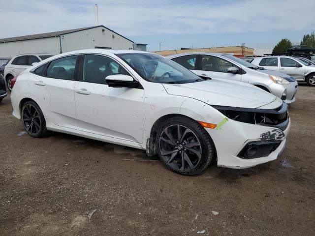 2HGFC2F8XLH017108 - 2020 HONDA CIVIC SPORT WHITE photo 4