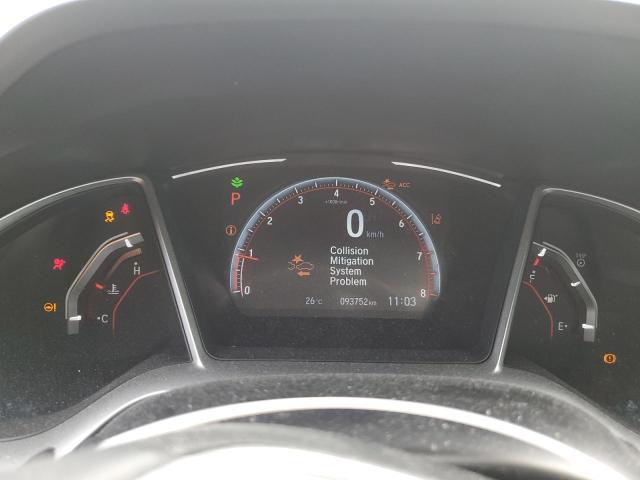 2HGFC2F8XLH017108 - 2020 HONDA CIVIC SPORT WHITE photo 9