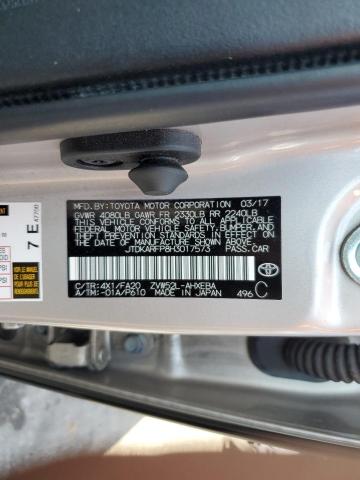 JTDKARFP8H3017573 - 2017 TOYOTA PRIUS PRIM 银色 照片 12