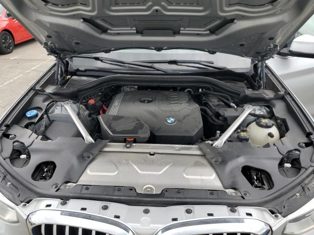 5UXTY5C04M9F02219 - 2021 BMW X3 XDRIVE30I 银色 照片 12
