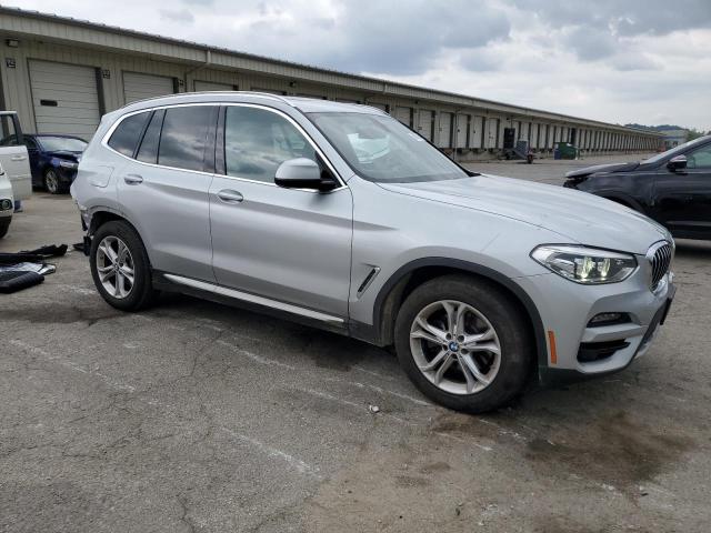 5UXTY5C04M9F02219 - 2021 BMW X3 XDRIVE30I 银色 照片 4