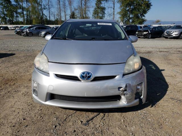 JTDKN3DUXA0179593 - 2010 TOYOTA PRIUS SILVER photo 5