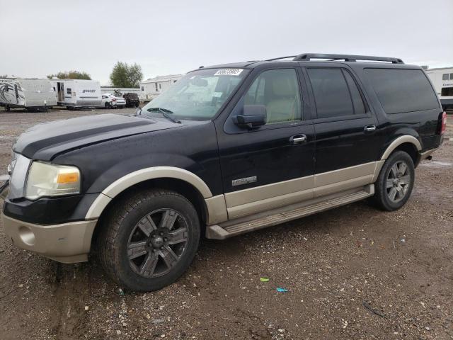 1FMFK17518LA80801 - 2008 FORD EXPEDITION EL EDDIE BAUER BLACK photo 1