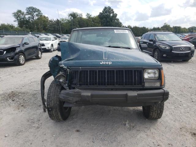 1J4FJ27S9TL220390 - 1996 JEEP CHEROKEE SE GREEN photo 5