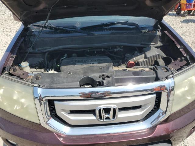 5FNYF4H40AB018758 - 2010 HONDA PILOT EX MAROON photo 12
