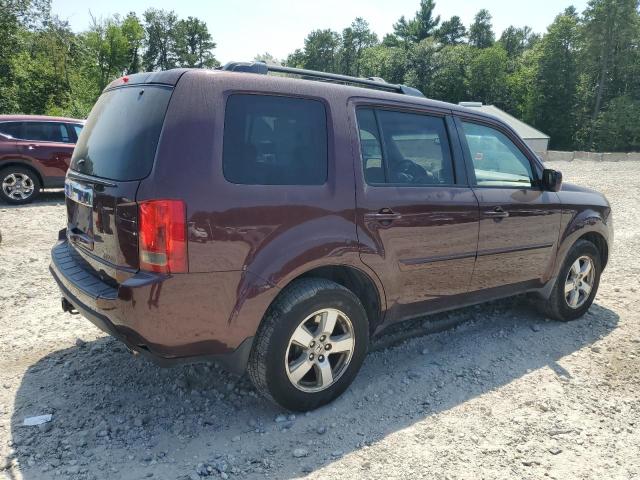 5FNYF4H40AB018758 - 2010 HONDA PILOT EX MAROON photo 3