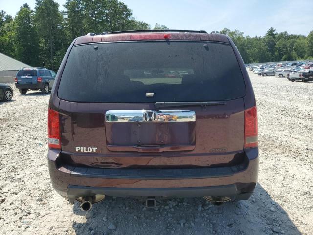 5FNYF4H40AB018758 - 2010 HONDA PILOT EX MAROON photo 6