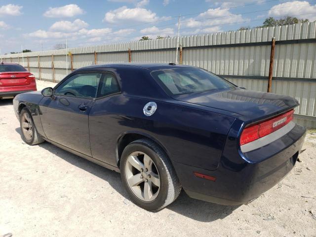 2C3CDYAG1DH699995 - 2013 DODGE CHALLENGER SXT BLUE photo 2