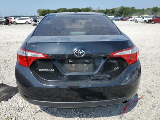 5YFBURHEXGP560593 - 2016 TOYOTA COROLLA L BLACK photo 6