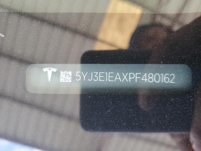 5YJ3E1EAXPF480162 - 2023 TESLA MODEL 3 თეთრი ფოტო 12