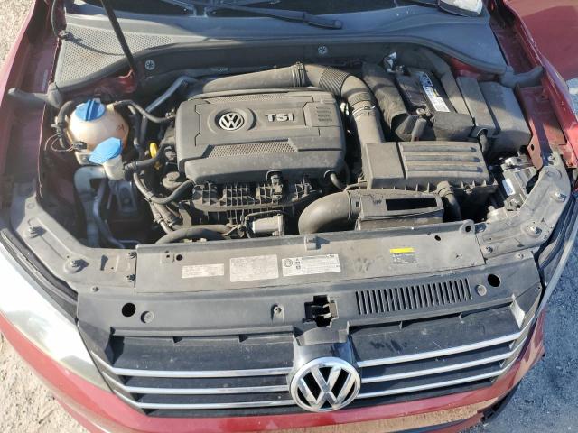 1VWAT7A37FC028864 - 2015 VOLKSWAGEN PASSAT S RED photo 11