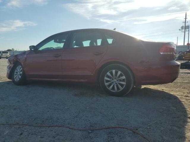 1VWAT7A37FC028864 - 2015 VOLKSWAGEN PASSAT S RED photo 2