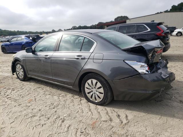 1HGCP2F37BA152023 - 2011 HONDA ACCORD LX GRAY photo 2