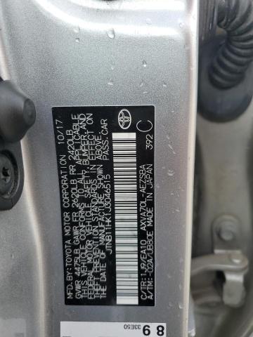 JTNB11HK1J3046515 - 2018 TOYOTA CAMRY L SILVER photo 13