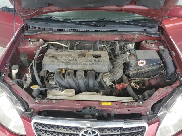 1NXBR32E28Z028021 - 2008 TOYOTA COROLLA CE MAROON photo 11