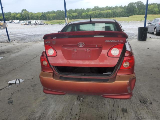 1NXBR32E28Z028021 - 2008 TOYOTA COROLLA CE MAROON photo 6