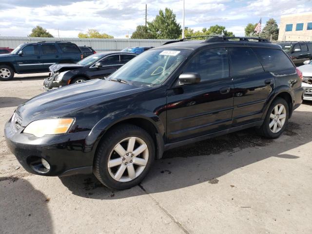 4S4BP61C066301580 - 2006 SUBARU LEGACY OUTBACK 2.5I BLACK photo 1