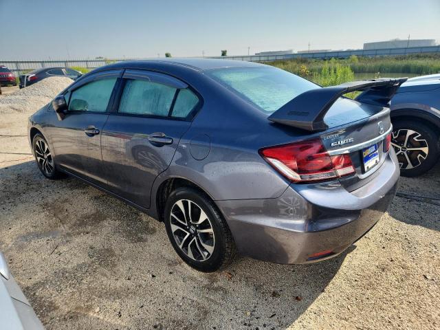 19XFB2F87FE056448 - 2015 HONDA CIVIC EX Grafitowy zdjęcie 2
