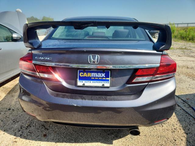 19XFB2F87FE056448 - 2015 HONDA CIVIC EX Grafitowy zdjęcie 6