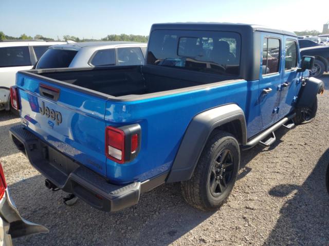 1C6JJTAM5ML546356 - 2021 JEEP GLADIATOR SPORT BLUE photo 3