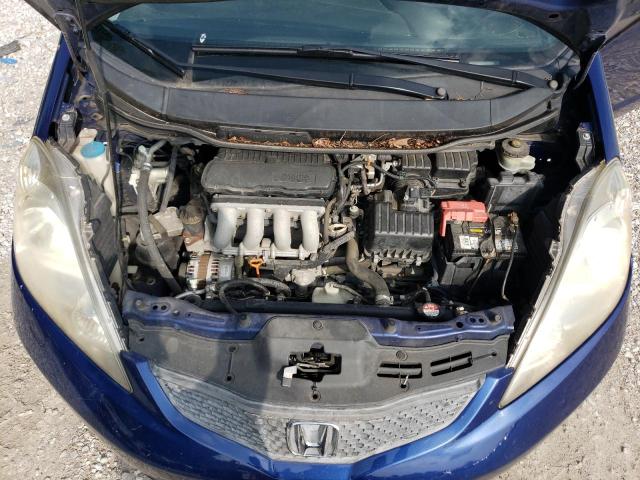 JHMGE8H55BC005967 - 2011 HONDA FIT SPORT BLUE photo 11