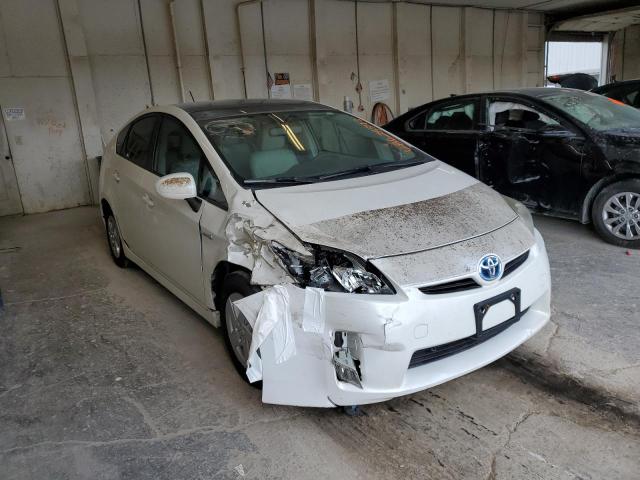 JTDKN3DU9B0285356 - 2011 TOYOTA PRIUS WHITE photo 4