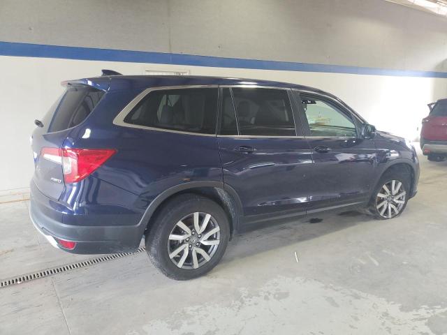 5FNYF6H59KB044202 - 2019 HONDA PILOT EXL ლურჯი ფოტო 3