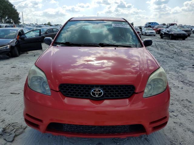 2T1KR32EX7C675122 - 2007 TOYOTA COROLLA MA XR RED photo 5