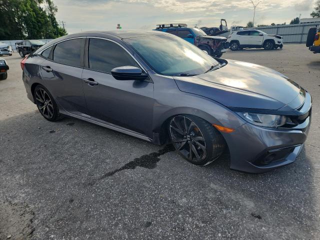 2HGFC2F89KH558150 - 2019 HONDA CIVIC SPORT Gris photo 4