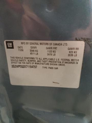 2G2WP552X71184797 - 2007 PONTIAC GRAND PRIX GRAY photo 12