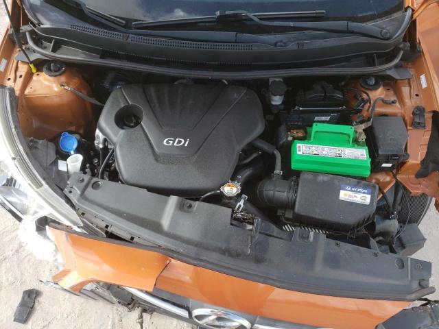KMHCT5AE7HU326549 - 2017 HYUNDAI ACCENT SE ORANGE photo 11