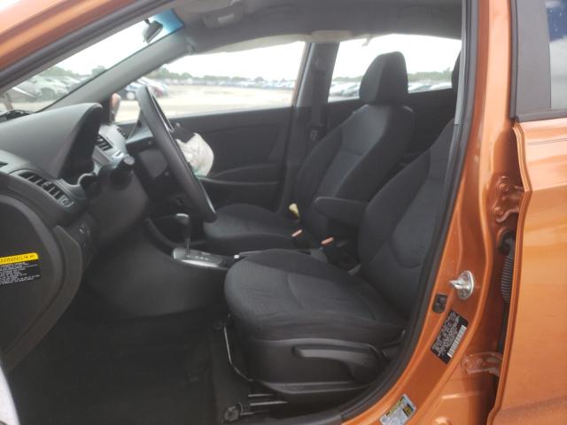 KMHCT5AE7HU326549 - 2017 HYUNDAI ACCENT SE ORANGE photo 7