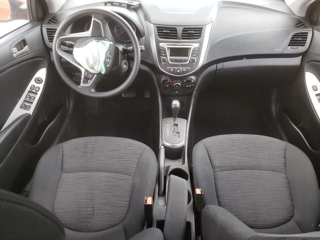 KMHCT5AE7HU326549 - 2017 HYUNDAI ACCENT SE ORANGE photo 8