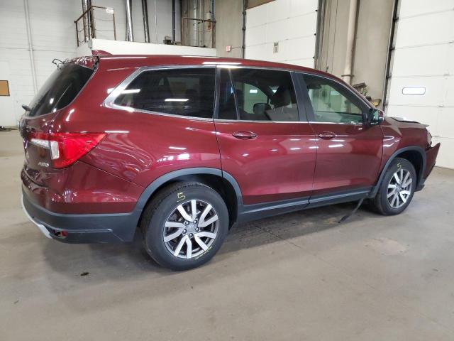 5FNYF6H53MB096332 - 2021 HONDA PILOT EXL 勃艮第红 照片 3