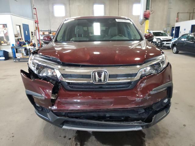 5FNYF6H53MB096332 - 2021 HONDA PILOT EXL 勃艮第红 照片 5