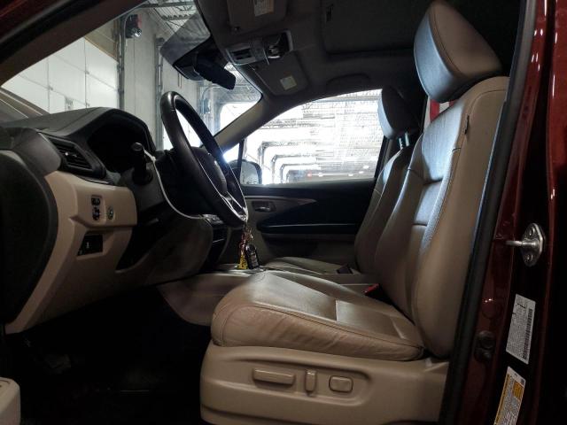 5FNYF6H53MB096332 - 2021 HONDA PILOT EXL 勃艮第红 照片 7